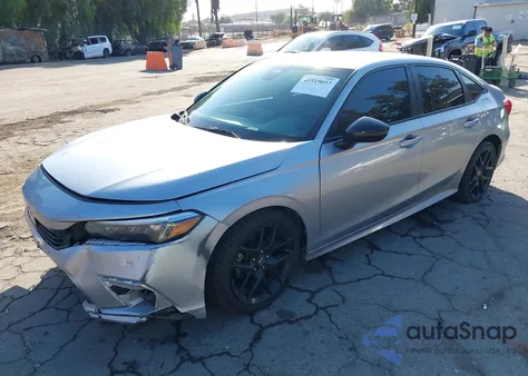 2023 Honda Civic Sport из США, поврежденный, VIN 2HGFE2F52PH503725